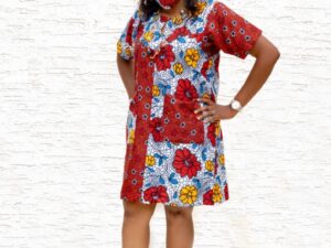ANKARA PRINT SHORT GOWNS
