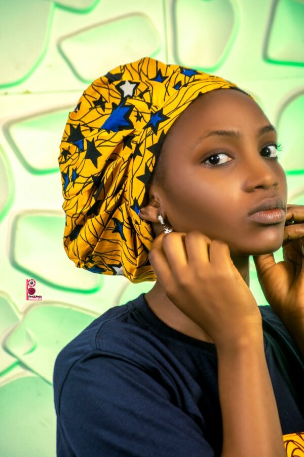 Ankara Print Bonnets